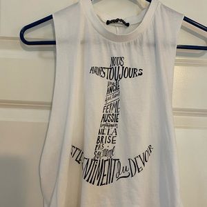 Brandy Melville OG Anchor Muscle Tee